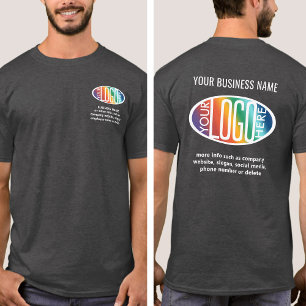 T-shirt Logo d'entreprise moderne imprimé sur mesure