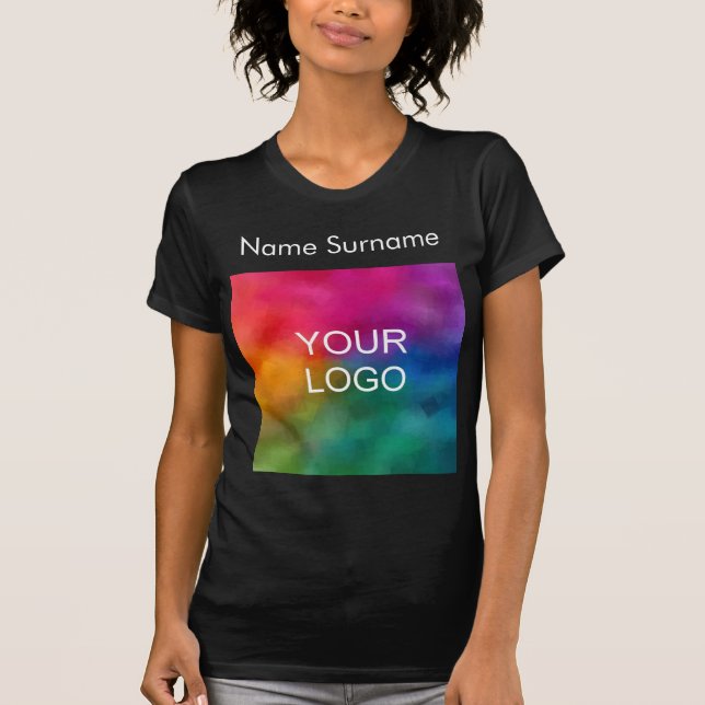 T-shirt Logo d'entreprise personnalisé Femmes impression r (Devant)