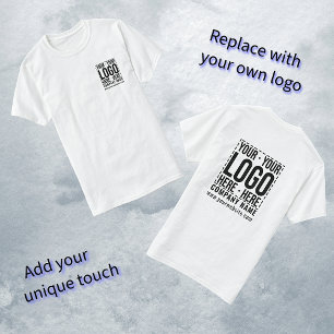 T-shirt Logo d'entreprise personnalisé pour société modern