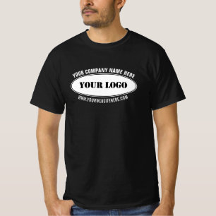 T-shirt Logo d'entreprise personnalisé Texte Entreprise T-