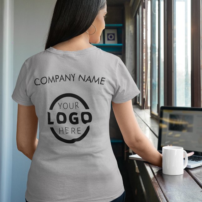 T-shirt Logo d'entreprise personnalisé Uniforme employé (Créateur téléchargé)