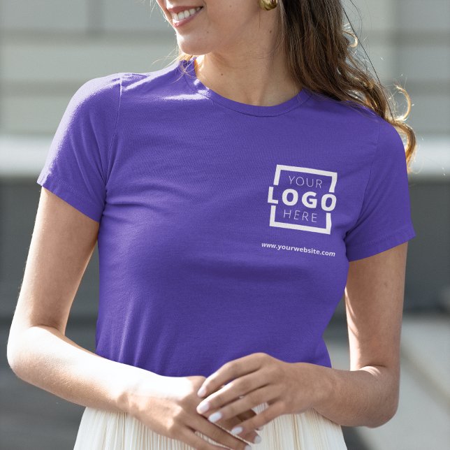 T-shirt Logo d'entreprise personnalisé Uniforme employé (Créateur téléchargé)
