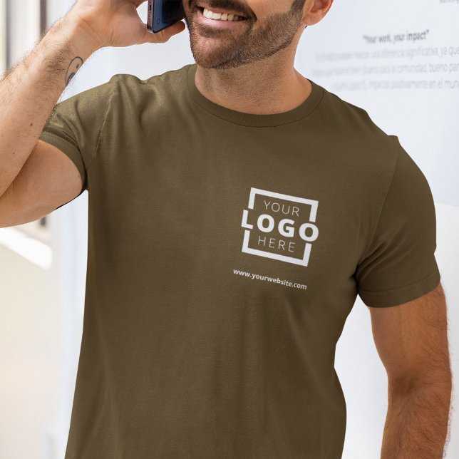 T-shirt Logo d'entreprise personnalisé Uniforme employé (Créateur téléchargé)