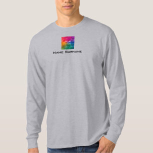T-shirt Logo d'entreprise Personnel employé à manches long