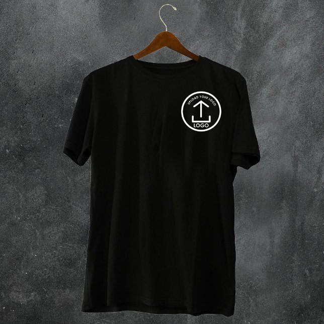 T-shirt Logo d'entreprise professionnelle simple et modern (Black Simple Modern Professional Business Logo T-Shirt)