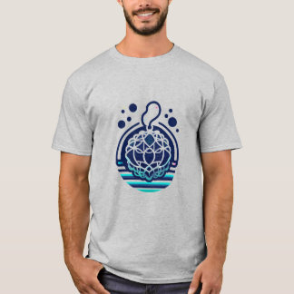 T-shirt Logo d'éponge à maille vive - Conception d'un auto