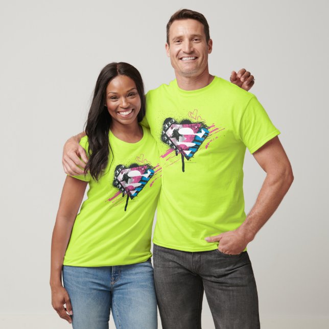 T-shirt Logo des Coeurs Supergirl (Unisexe)