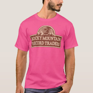 T-shirt Logo des commerçants de disques Rocky Mountain - L
