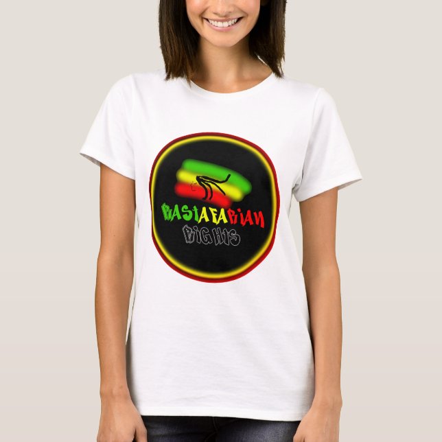 T-shirt Logo des droits rastafariens (Devant)