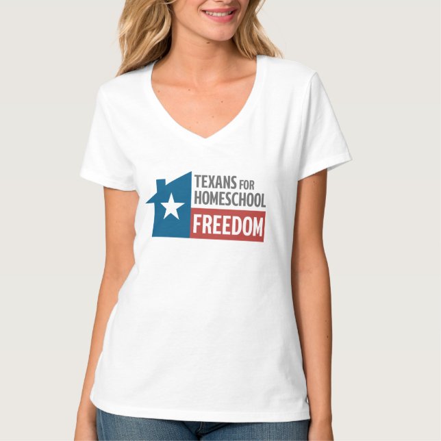 T-shirt Logo des Texans pour la liberté à l'école (Devant)