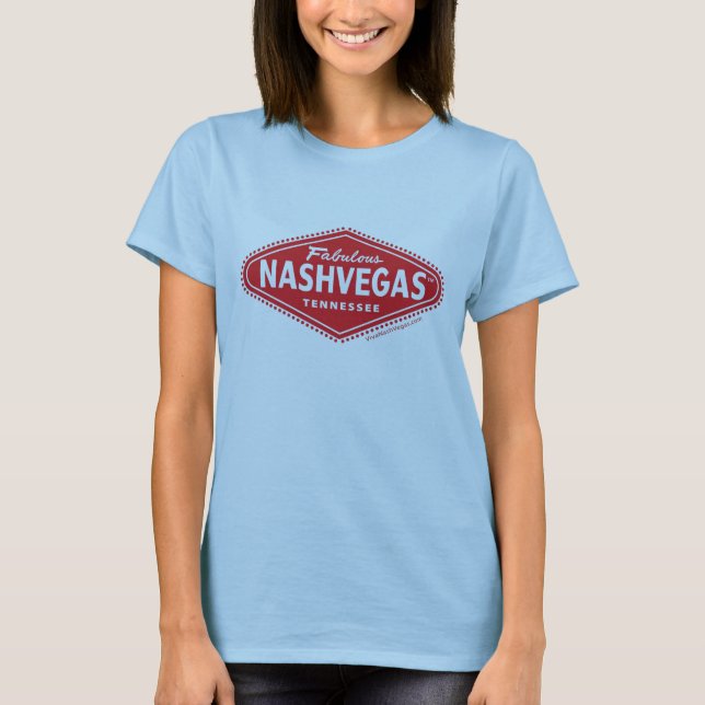 T-shirt Logo diamant NASHVEGAS TM fabuleux (Devant)