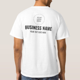 T-shirt Logo d'impression recto verso Membre du personnel