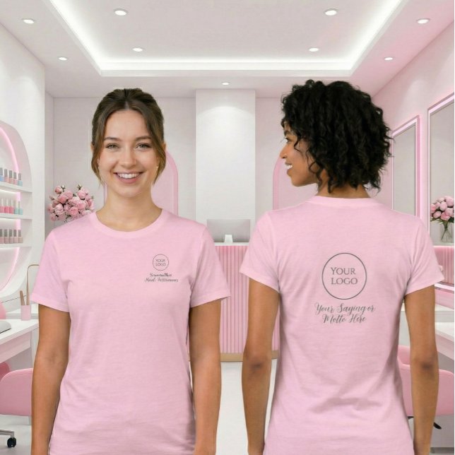 T-shirt Logo disant Nom de l'employé de la technique d'ong (Créateur téléchargé)