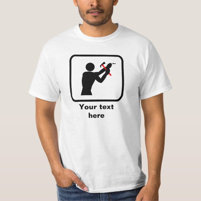 T-shirt Logo do-it-yourself Guy - Personnalisable (Devant)