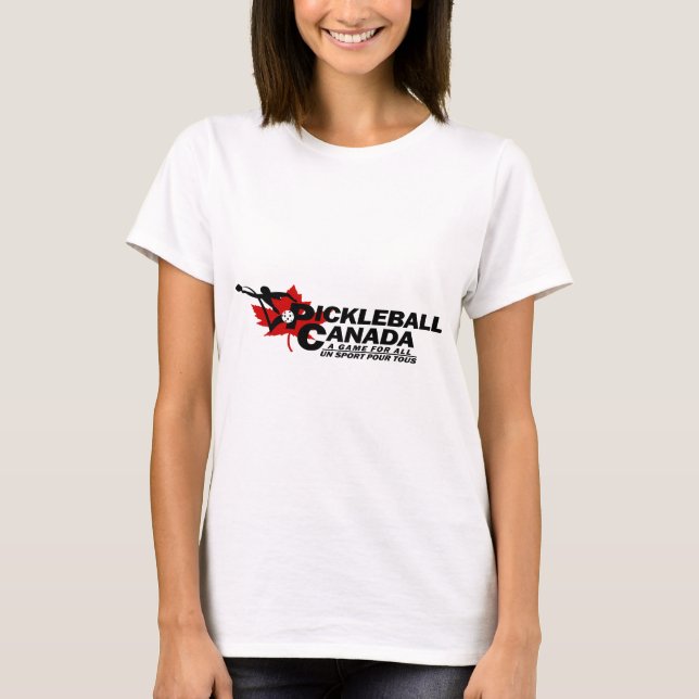 T-shirt Logo d'organisation de Pickleball Canada (Devant)