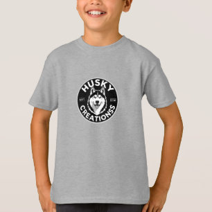 T-shirt Logo du chien cool Husky Tee