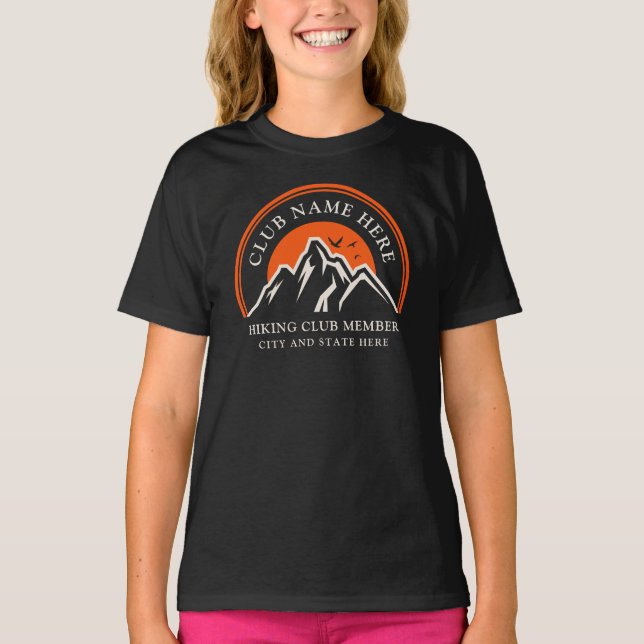 T-shirt Logo du Club randonnée Employés d'affaires personn (Devant)