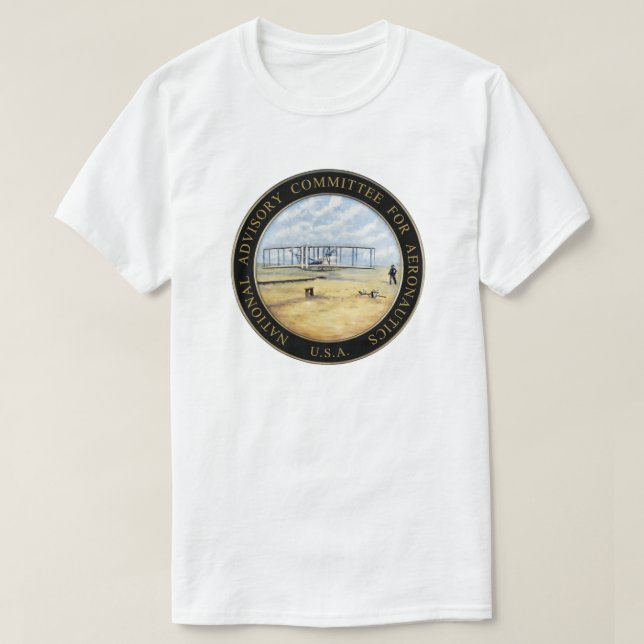 T-shirt Logo du Comité consultatif national pour l'aéronau (Design devant)