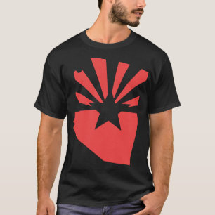T-shirt Logo du drapeau de l'État de l'Arizona 48