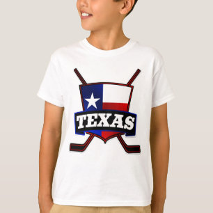 T-shirt Logo du drapeau du hockey du Texas