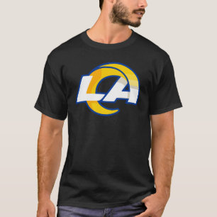 T-shirt logo du football des rams de los angeles