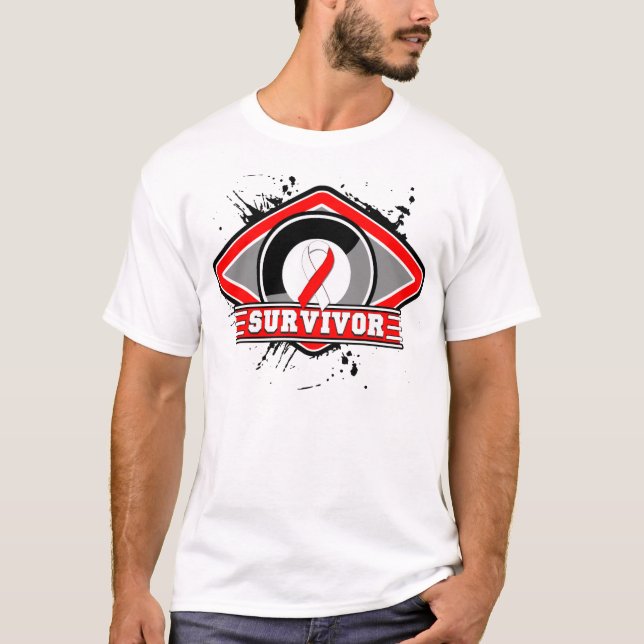 T-shirt Logo du groupe de survivants du cancer oral (Devant)