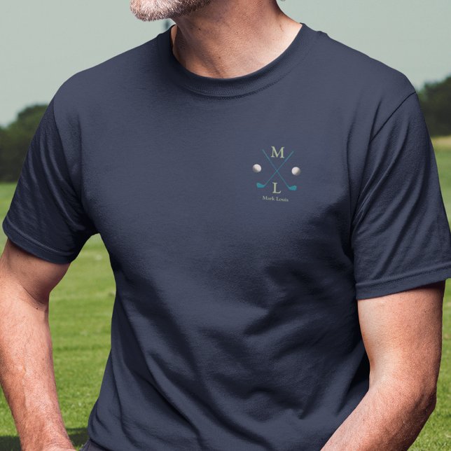 T-shirt Logo du joueur de golf personnalisé (Créateur téléchargé)
