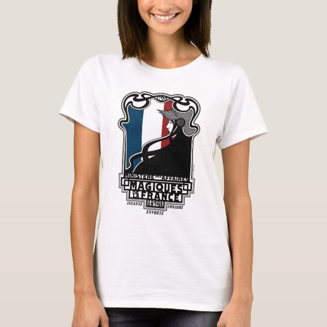 T-shirt Logo du ministère des Affaires magiques de la Fran (Devant)