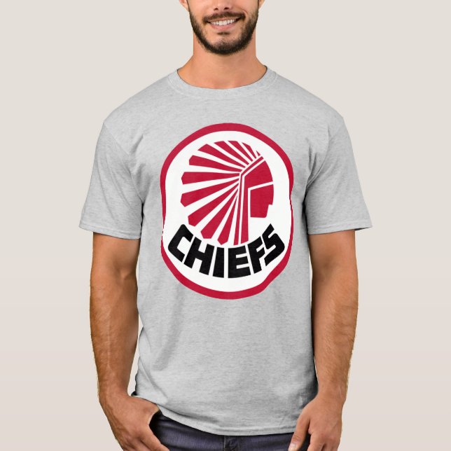 T-shirt Logo du NASL rétro des chefs de l'Atlanta (Devant)