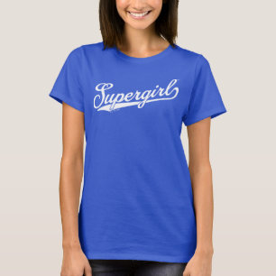T-shirt Logo du nom étoilé Supergirl Baseball