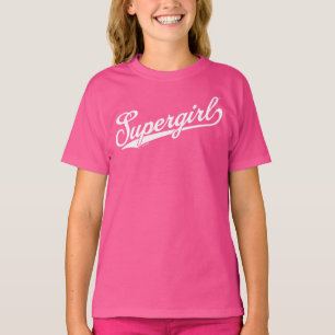 T-shirt Logo du nom étoilé Supergirl Baseball
