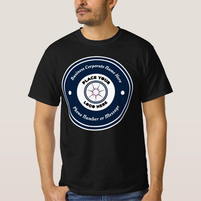 T-shirt Logo du personnel de l'entreprise Personnaliser (Devant)