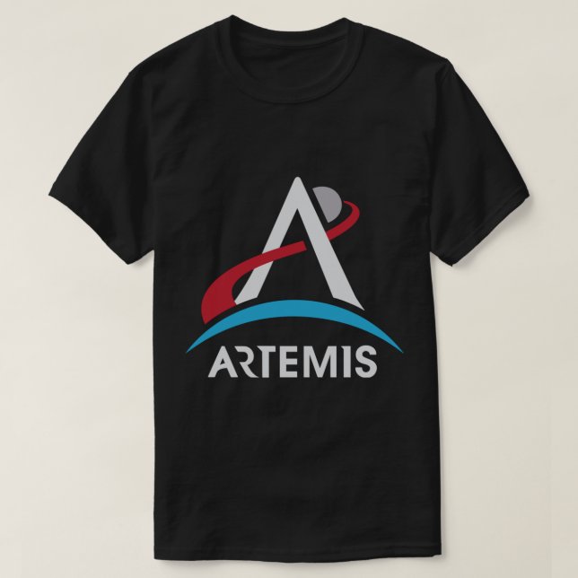 T-shirt Logo du programme Artemis de la NASA LT Nous allon (Design devant)