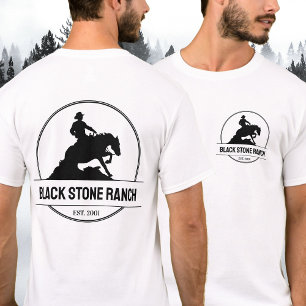 T-shirt Logo du ranch pour chevaux pour endiguer la marque