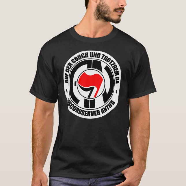 T-shirt Logo du réseau anti-fasciste Shirt Essential  (Devant)