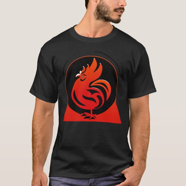 T-shirt Logo du Rooster (Devant)