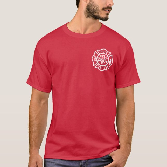 T-shirt Logo du service d'incendie (Devant)