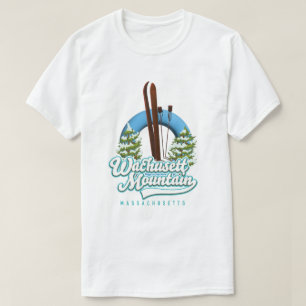 T-shirt Logo du ski du Massachusetts de Wachusett Mountain