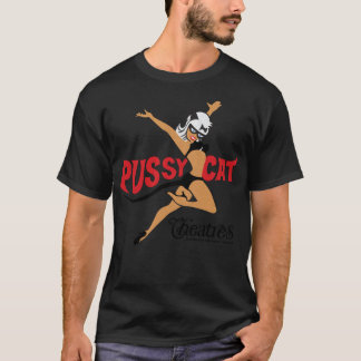 T-shirt Logo du théâtre de chats Pussy Defunct Pussy Légèr