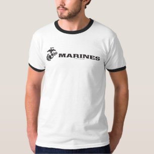 T-shirt Logo d'usmc - noir