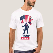 Logo électoral 2024 Donald Trump pour le président