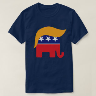 T-shirt Logo éléphant GOP cheveux Donald Trump