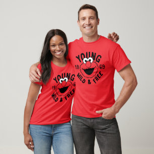 T-shirt Logo Elmo Skate - Young, Wild & Free 1969