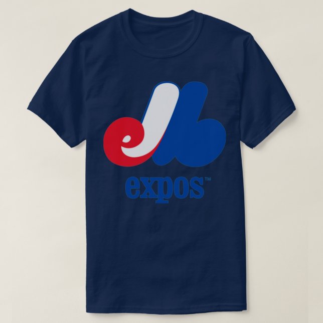 T-shirt Logo empilé Les Expos de Montréal (Design devant)