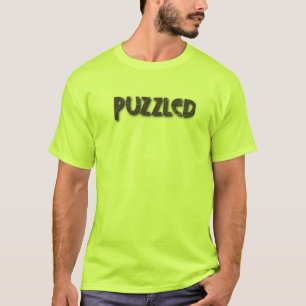 T-shirt Logo énigmatique Vert Sécurité Homme