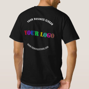 T-shirt Logo Entreprise Personnalisé Texte Entreprise T-Sh
