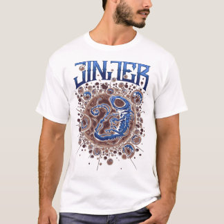 T-shirt Logo Et Film vintage De Jinjer Cemity