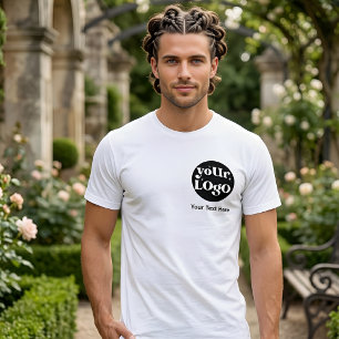 T-shirt Logo et texte minimaliste Entreprise