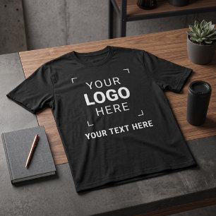T-shirt Logo et texte personnalisés de l'entreprise