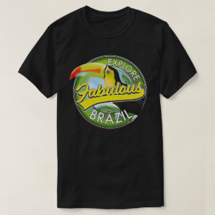 T-shirt Logo Explorez le Brésil Fabuleux